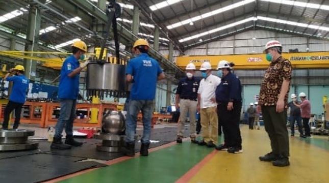 Kunjungan Wakil Kepala SKK Migas ke pabrik valve di Serang Banten