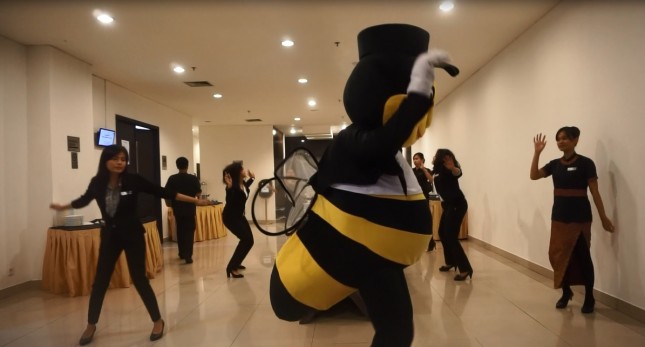 Kejutan Flash Mob di Best Western Premier The Hive (Foto Ist)