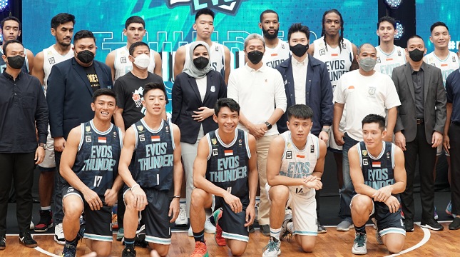 EVOS Umumkan Tim Basket EVOS Thunder Bogor