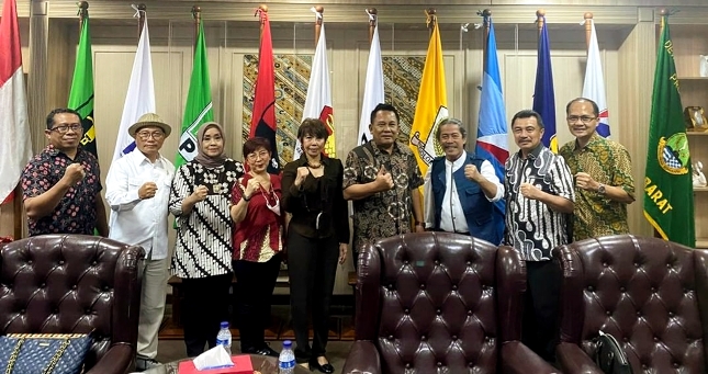 DPD Vox Point Indonesia Jawa Barat Lakukan Inisiasi ke DPRD Jawa Barat