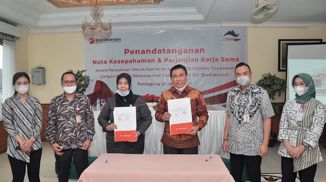  Kerjasama Bank Banten dengan Perumdam Tirta Berkah