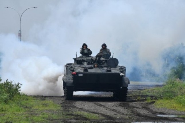 Tank BMP 3F Kavaleri Korps Marinir TNI AL Siap Bertempur
