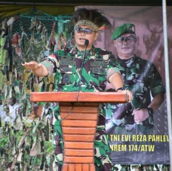 Danrem Merauke Brigjen TNI E. Reza Pahlevi 