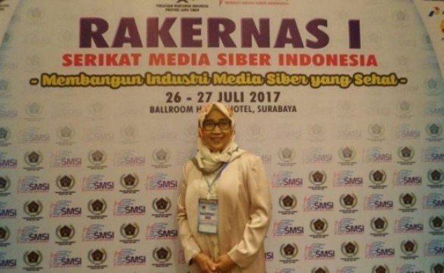 etua Dewan Penasehat Serikat Media Siber Indonesia (SMSI) Provinsi DKI Jakarta, Hj. Endang Werdiningsih (Foto Ist)