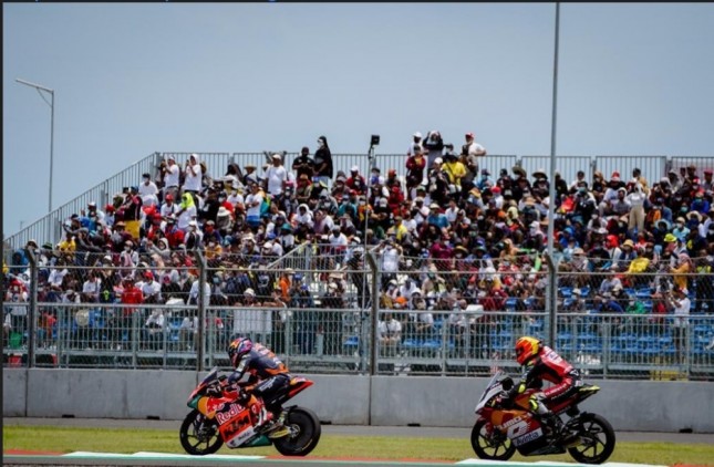 Sebanyak 63 Ribu Penonton Diprediksi Padati Puncak MotoGP 2022 Pada Minggu (20/3/2022) (Foto:Kemenparekraf)