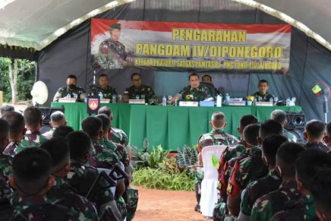 Danrem 174ATW Dampingi Pangdam IV Diponegoro Tinjau…