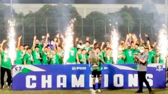 Asiana , Soccer School, club Menperin Agus Gumiwang KartasasmitaJuara Nasional Piala Soeratin 2022