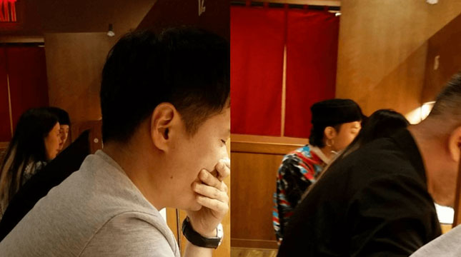 G-Dragon Saat Makan di Restoran Ramen di New York (Foto:jinfryj/Instagram)