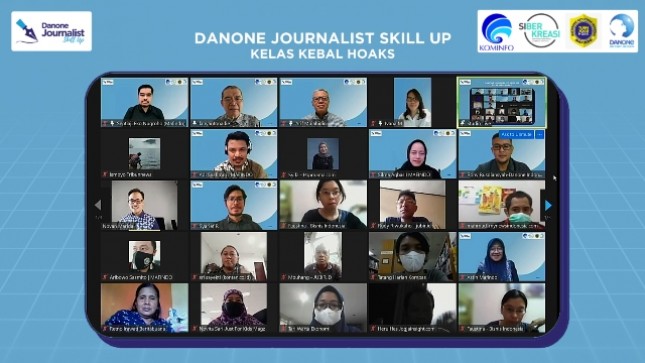 Danone Indonesia Rangkul Kemkominfo, Dewan Pers dan MAFINDO Gelar Kelas Kebal Hoaks untuk Jurnalis