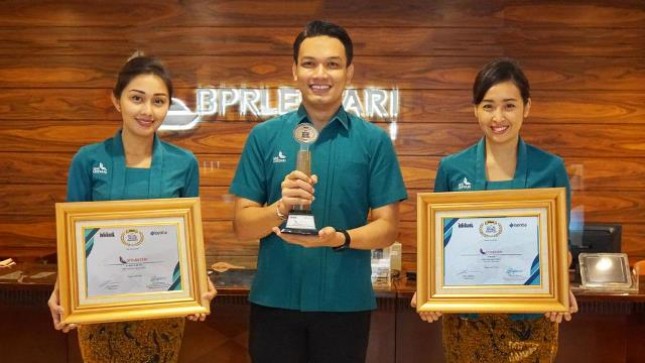 BPR Lestari Bali Raih Golden Trophy Bank Perkreditan Rakyat Corporate Brand
