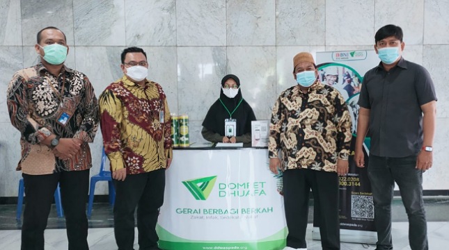 Gerai Zakat Dompet Dhuafa Waspada Hadir di BNI KCU Medan