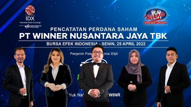 PT Winner Nusantara Jaya Tbk (WINR) resmi IPO