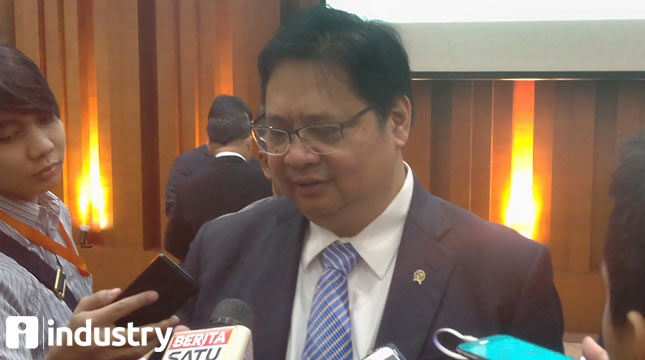 Menteri Perindustrian Airlangga Hartarto (Hariyanto/INDUSTRY.co.id)
