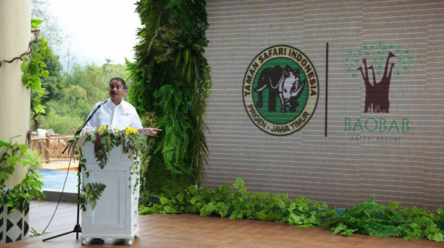 Menteri Pariwisata, Arief Yahya Meresmikan Baobab Resort di Taman Safari II Prigen, Pasuruan (Foto: Kemenpar)