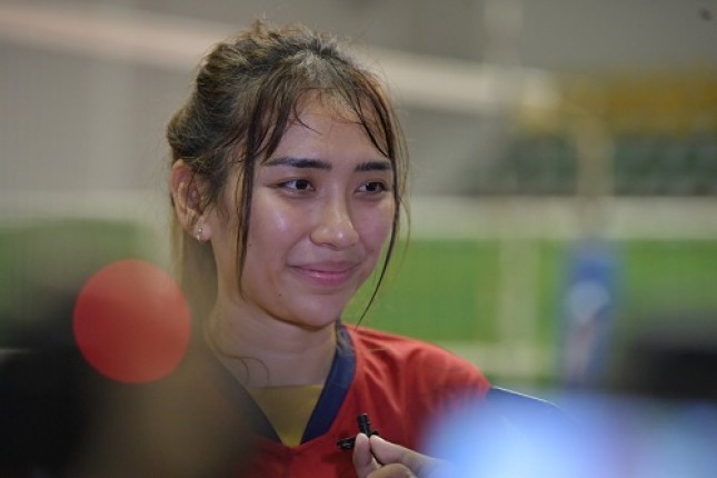 Salah satu dari 12 atlet voli putri yang akan memperkuat timnas Indonesia di SEA Games 2022 Vietnam yakni, Yolla Yuliana. Dengan persiapan yang matang, Yolla bertekad bisa mempersembahkan medali untuk timnas voli putri.