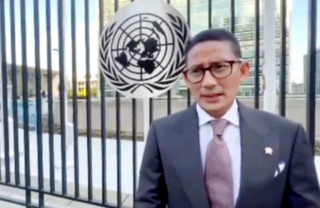 Menparekraf Sandiaga Uno di PBB, Amerika Serikat
