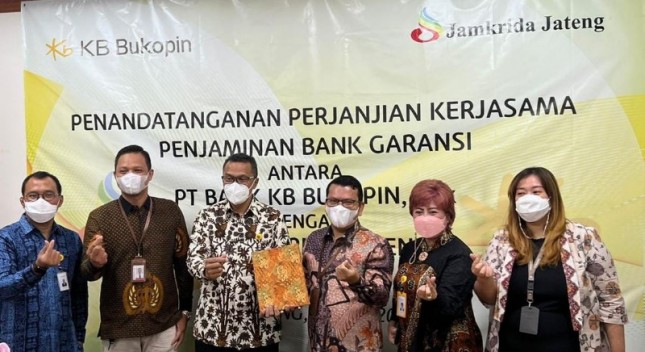 KB Bukopin dan Jamkrinda Jateng Hasilkan Nota Kesepahaman terkait Bank Garansi 