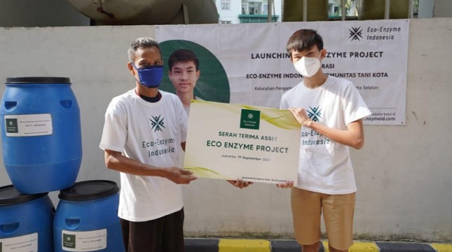 Eco-Enzyme Indonesia Selesaikan Project Pertamanya Diawal Tahun 2022