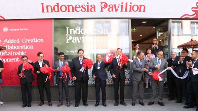 Peresmian Paviliun Indonesia di Davos