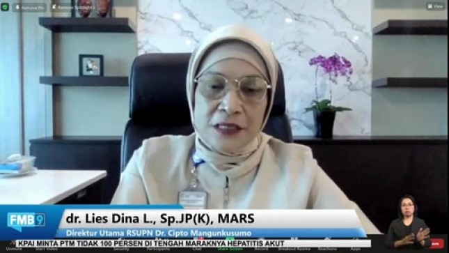 Direktur Utama Rumah Sakit Umum Pusat Nasional (RSUPN) Dr. Cipto Mangunkusumo, Lies Dina Liastuti 