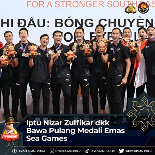 Iptu Nizar Zulfikar dkk Bawa Pulang Medali Emas Sea Games