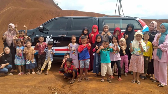 Yayasan Life After Mine Kirim Bantuan untuk Korban Terdampak Banjir dan Tanah Longsor di Kabupaten Lebak Banten