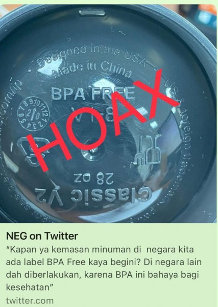 Hoax BPA Galon