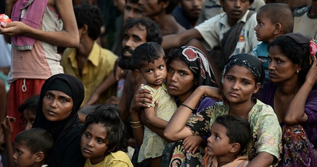 Ilustrasi etnis Rohingya. (Christophe Archembault/Getty Images)