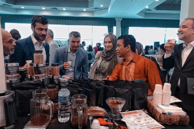 Stand Kopi Sumedang di Turkiy