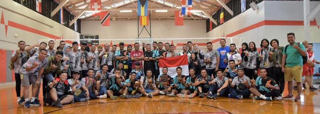 Tim Bola Voli Marinir Jadi Jawara di Hawaii