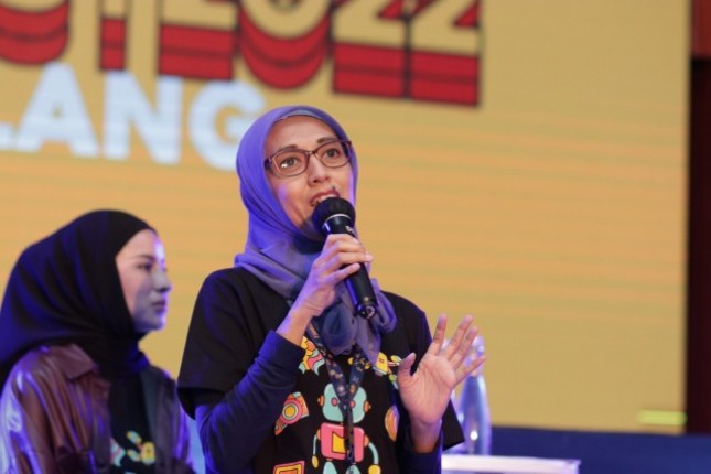 Direktur Pelaksana Bidang Hubungan Kelembagaan LPEI, Chesna F. Anwar menyampaikan bahwa LPEI menerapkan beberapa strategi untuk membantu para pelaku UKM agar naik kelas
