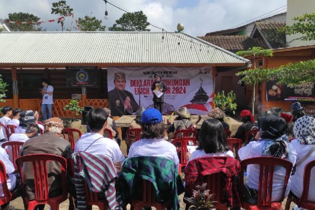 Komunitas seni di Bandung dukung Erick maju Capres