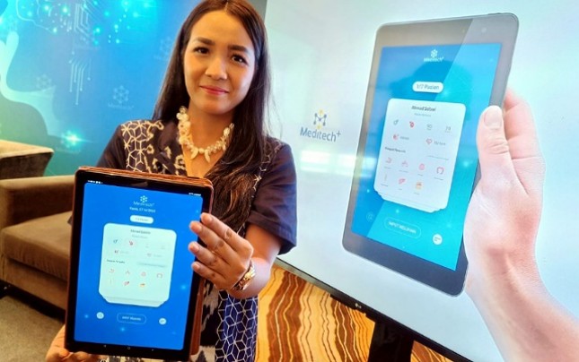 Peluncuran aplikasi MEDITECH+