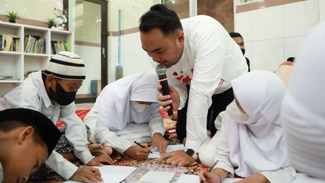 Kegiatan lomba menggambar dan mewarnai Hari Anak Nasional SiCepat Ekspres bersama Panti Asuhan Kampung Melayu (Jumat, 22 Juli 2022)