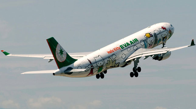 Maskapai Penerbangan Taiwan, Eva Air (Foto:REUTERS/Pichi Chuang)