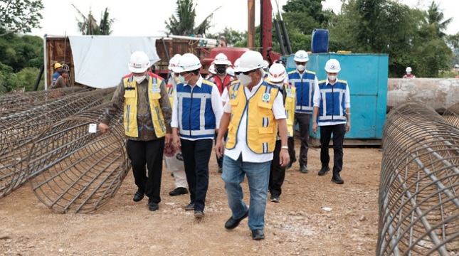 Menteri Basuki Tinjau Pembangunan Tol Yogyakarta - Bawen