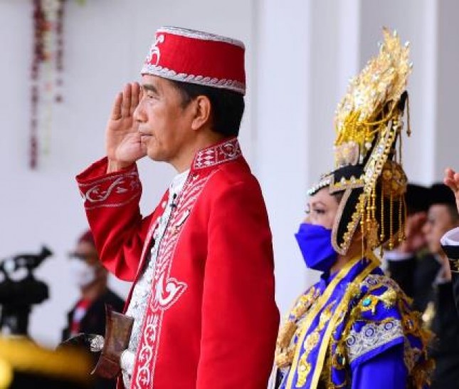 Presiden Jokowi dan Ibu Iriana