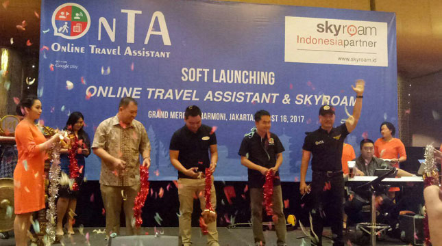 Soft Launching OnTA (Online Travel Assistant) di di Hotel Grand Mercure, Harmoni, Jakarta, Rabu (16/8/2017) (Chodijah Febriyani/Industry.co.id)