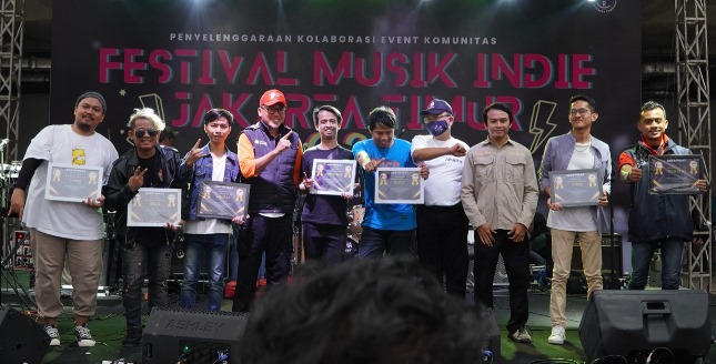 14 Grup Musik Tampil Memukau di Festival Musik Indie Jakarta Timur 2022