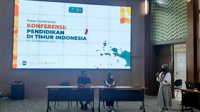 Konferensi pers Indonesia Mengajar