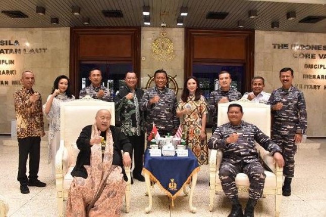 Bertemu KASAL Laksamana Yudo, Laskar Indonesia Pusaka Diamanatkan Lestarikan Budaya