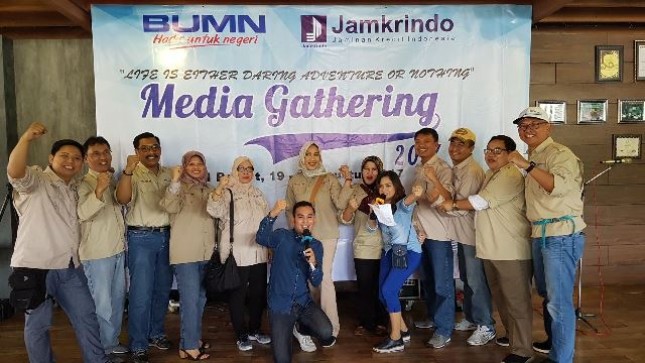 Perum Jamkrindo Gelar Media Gathering Bangun Sinergitas (Foto Anto)