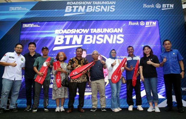 Road Show Tabungan BTN Bisnis di Mal Plaza Medan Fair, Sabtu (24/9). 
