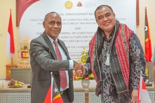 Direktur Jenderal Peternakan dan Kesehatan Hewan Kementan bersama Pemerintah Timor Leste