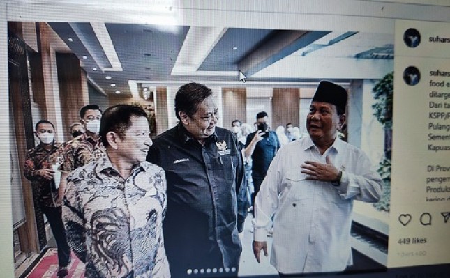 Suharso Monoarfa dan Prabowo Garap Pengembangan Food Estate Bersama 