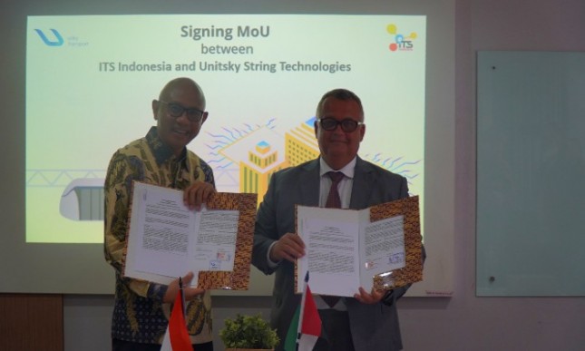 Penandatanganan MoU antara ITS Indonesia dengan Unitsky String Technologies, Inc/ foto: Doc ITS