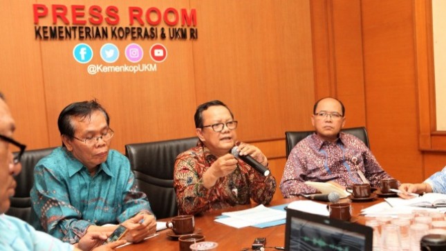 Deputi bidang Restrukturisasi Usaha, Kemenkop dan UKM Abdul Kadir Damanik di Jakarta, Jumat (25/8/2017)