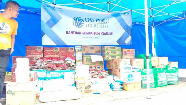 Bantuan LPEI untuk korban gempa Cianjur
