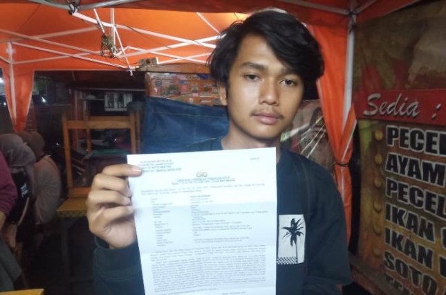 Mahasiswa UIN Jakarta bikin laporan ke Polsek Menteng.