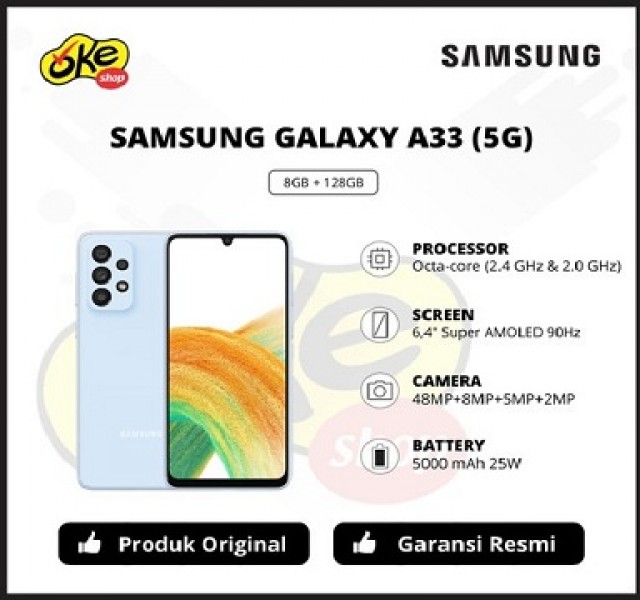 Promo Penjualan Samsung Galaxy A33 5G. (Foto: PT Samsung Electronics Indonesia)